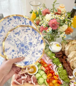 Timeless Wavy Paper Dinner Plate/8pk-Sophistiplate Outlet