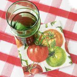 Tomato Cocktail Napkin - pack of 20-Hester u0026 Cook Discount