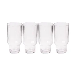 Tumbler Modern Tall | Clear | 4 Pack | 22.3 Oz-Sophistiplate LLC Clearance
