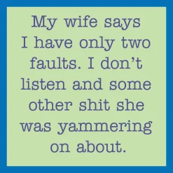 Two Faults Coaster-Drinks On Me Coasters Sale