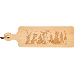 Vicki Sawyer "Peace Was The Central Theme" Wood Cheeseboard 20 x 6"-Maple Online