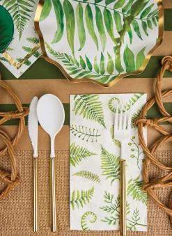 Villa Flatware White/Gold Handle S/24-Sophistiplate Online