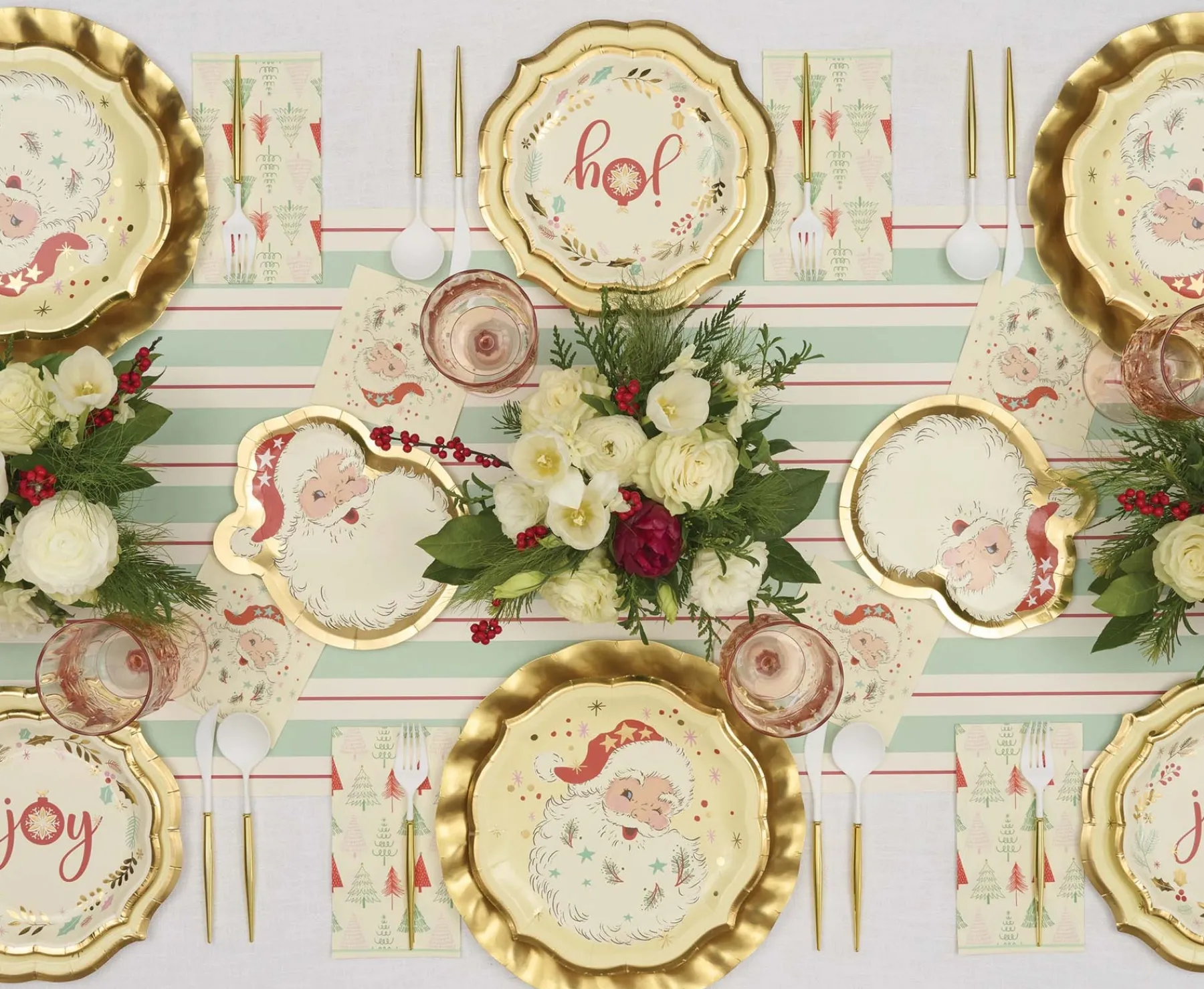 Vintage Santa Guest Towels/20pk-Sophistiplate Hot