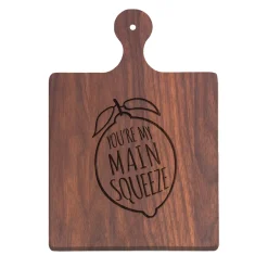 Walnut Artisan Paddle Board | You're My Main Squeeze | 9" x 6"-Maple Outlet