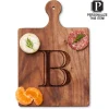 Walnut Artisan Paddle Board | Initial | 9" x 6"-Maple Sale