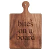 Walnut Artisan Paddle Board | Bites on a Board | 9" x 6"-Maple Outlet