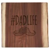 Walnut Square Live Edge Board | #DadLife | 12 x 12"-Maple Sale