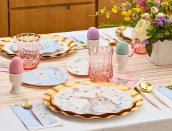Wavy Dinner Plate Charming Easter - 8pkg-Sophistiplate Fashion