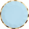Wavy Dinner Plate Everyday Sky Blue/8ct-Sophistiplate Clearance
