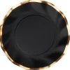 Wavy Dinner Plate Everyday Black/8ct-Sophistiplate Sale