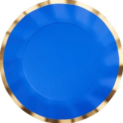 Wavy Dinner Plate Everyday Blue/8ct-Sophistiplate New