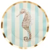 Wavy Dinner Plate La Mer - 8pkg-Sophistiplate Hot