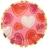 Wavy Dinner Plate Love Notes/8 pkg-Sophistiplate Fashion
