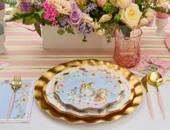 Wavy Salad Plate Charming Easter - 8pkg-Sophistiplate Online
