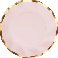 Wavy Salad Plate Everyday Blush/8ct-Sophistiplate Best