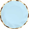 Wavy Salad Plate Everyday Sky Blue/8ct-Sophistiplate Fashion