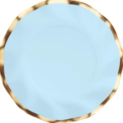 Wavy Salad Plate Everyday Sky Blue/8ct-Sophistiplate Fashion