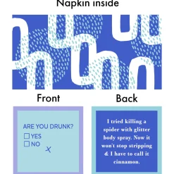 Well played Napkin-Drinks On Me Coasters Fashion