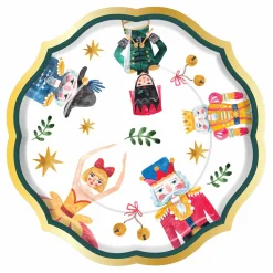 Whimsical Nutcracker Paper Salad Plate/8pk-Sophistiplate Discount