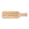 Wine & Friends Are A Great Blend - Wine Bottle Shape Cheeseboard 15 x 4"-Maple Sale