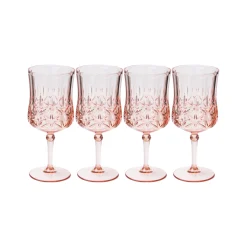 Wine Classic Stemmed | Blush | 4 Pack | 16 Oz-Sophistiplate LLC Online