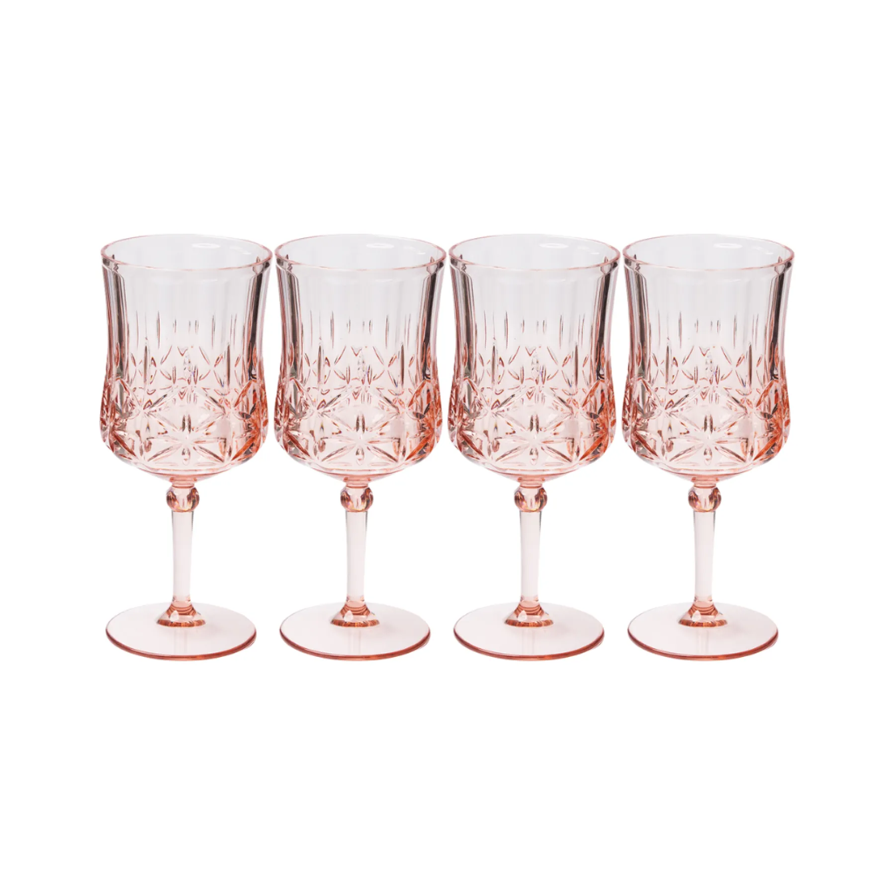 Wine Classic Stemmed | Blush | 4 Pack | 16 Oz-Sophistiplate LLC Online