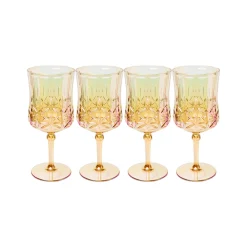 Wine Classic Stemmed | Gold | 4 Pack | 16 Oz-Sophistiplate LLC Online