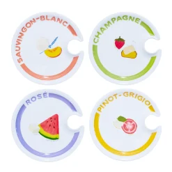 Wine Holder Appetizer Plates by Meg Quinn-Maple Fashion