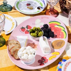 Wine Holder Appetizer Plates by Meg Quinn-Maple Fashion