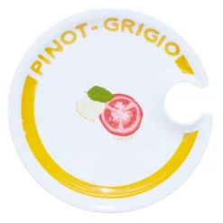 Wine Holder Appetizer Plates by Meg Quinn-Maple Fashion