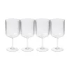 Wine Modern Stemmed | Clear | 4 Pack | 17 Oz-Sophistiplate LLC Outlet