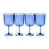 Wine Modern Stemmed | Cobalt | 4 Pack | 17 Oz-Sophistiplate LLC Online