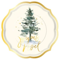 Winter Blossom Paper Salad Plate/8pk-Sophistiplate Hot