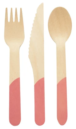 Wood Cutlery Berry - 24 pkg-Sophistiplate Discount