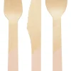 Wood Cutlery Blush - 24 pkg-Sophistiplate Sale