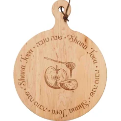 16x12" Artisan Round Board - Shana Tova Round Apples & Honey-Maple Online